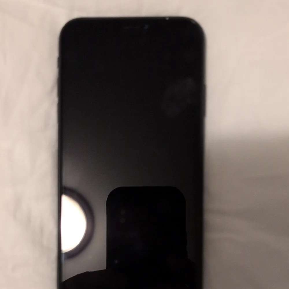 Apple Smartphone with Sleek Black Design